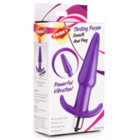 Frisky Thrilling Purple Smooth Anal Plug Purple